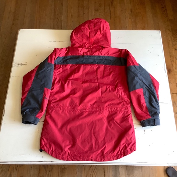 Columbia Red Grey Core Interchange Coat Jacket Small - Picture 10 of 13